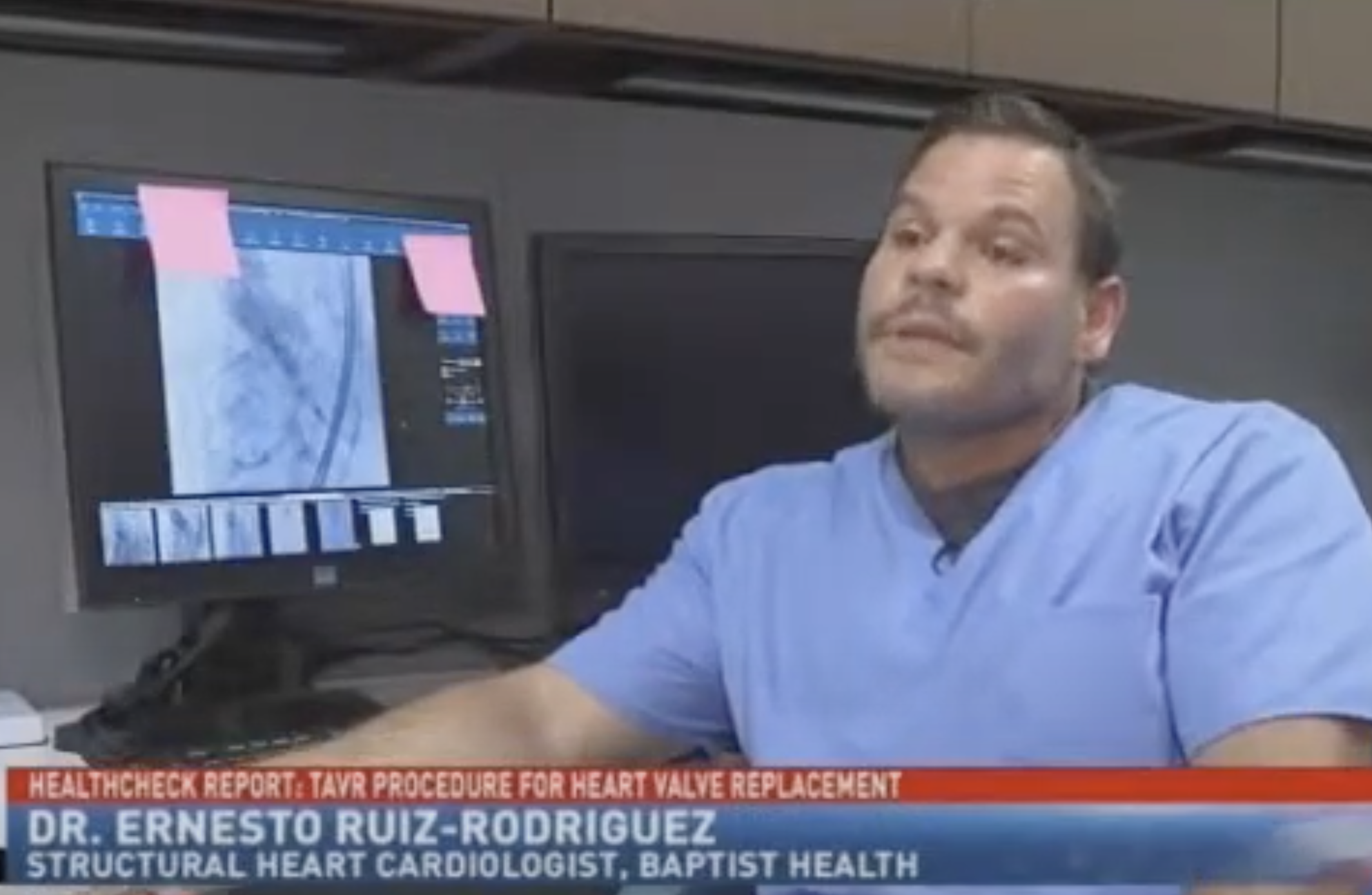Dr. Ernesto Ruiz-Rodriguez talks about less invasive TAVR procedure